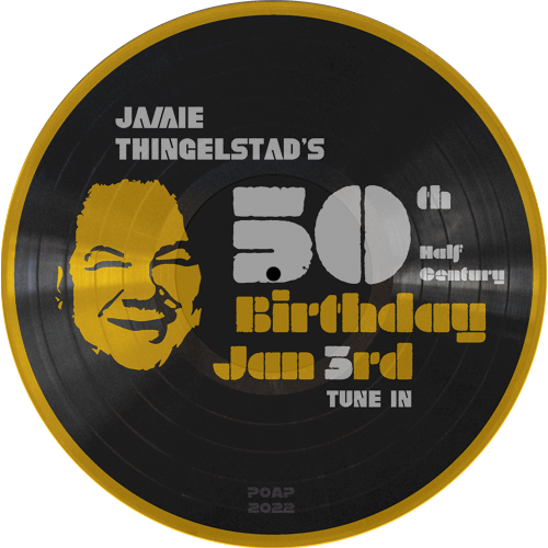 Jamie Thingelstad’s 50th Birthday POAP Image